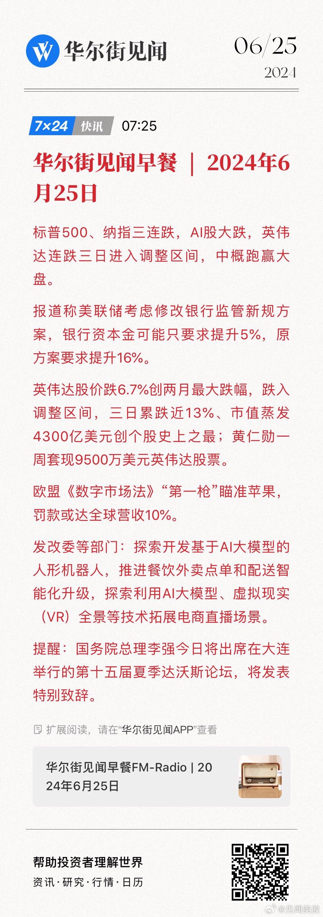 华尔街见闻早餐FM-Radio，香港视角深度解读20年市场风云变幻（附最新数据报告）独家揭秘！重磅来袭，你准备好了吗？​​ ── 香港金融观察家的专业洞察与剖析